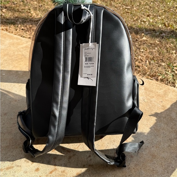 Kendall & Kylie Checkered and Clear Backpack NWT - Picture 4 of 8